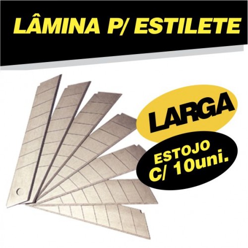 Lamina Larga p/ Estilete