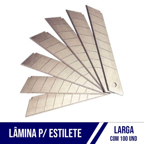 Lamina Larga p/ Estilete