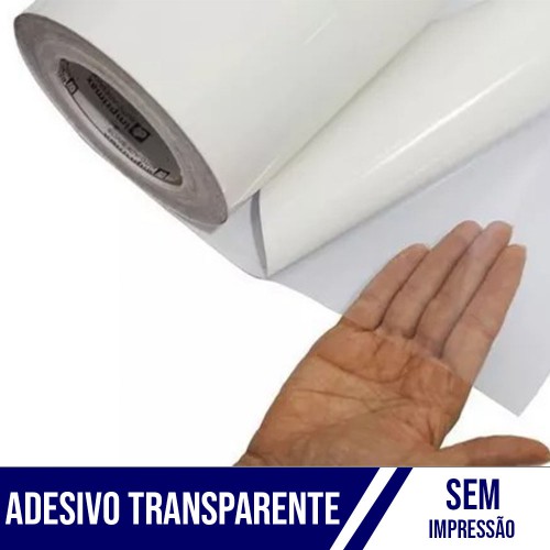 Adesivo Transparente sem Impressão