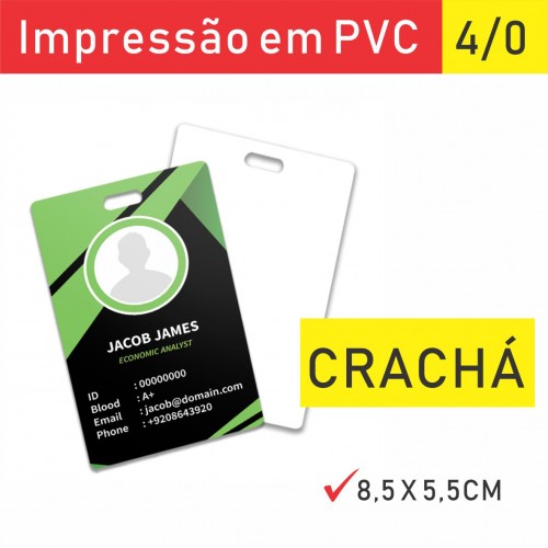 Crachá PVC com Jacaré
