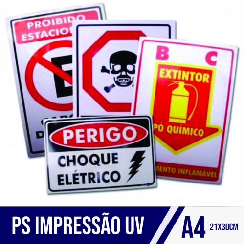 Placa de Ps A4 UV 2mm
