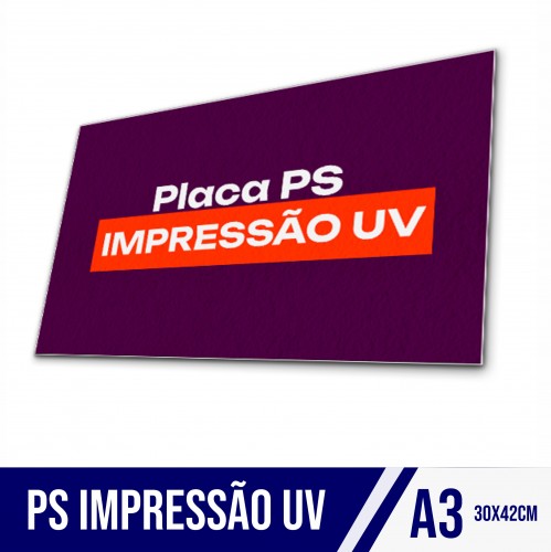Placa de Ps A3 UV