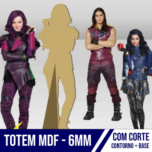 Totem MDF com Corte Contorno