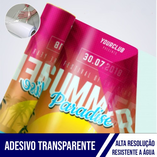 Adesivo Transparente