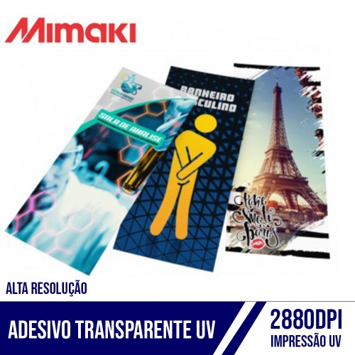 Adesivo Transparente UV