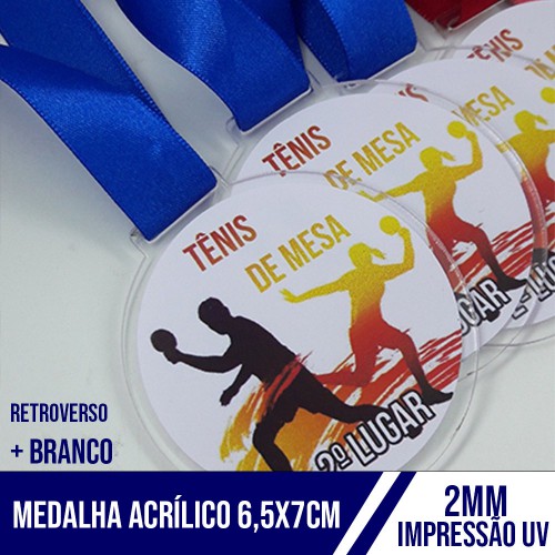 Medalha Acrílico 2mm