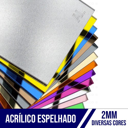 Acrílico Espelhado 2mm