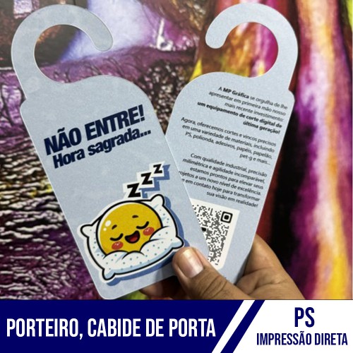 Porteiro, Cabide de Porta em Ps 1mm