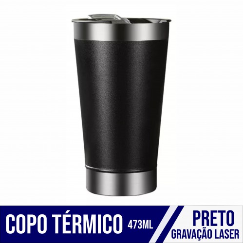 Copo Térmico Preto