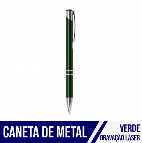 Caneta Verde Personalizada