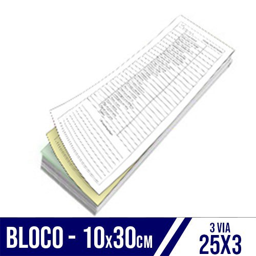 Bloco 10x30 | 3 Vias | 25x3