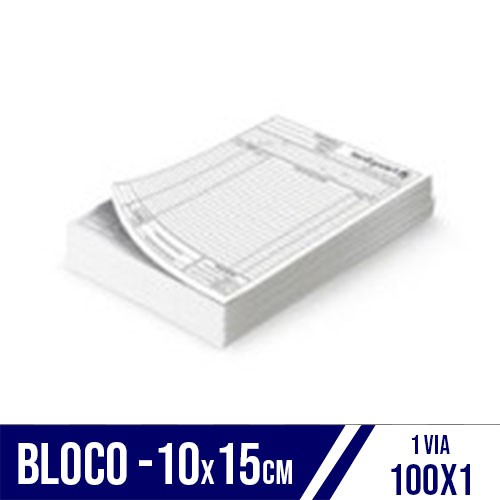 Bloco 10x15 | 1 Vias | 100x1