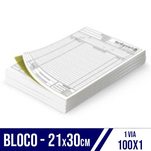Bloco 21x30 | 1 Vias | 100x1
