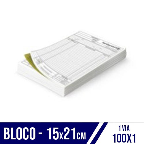 Bloco 15x21 | 1 Vias | 100x1