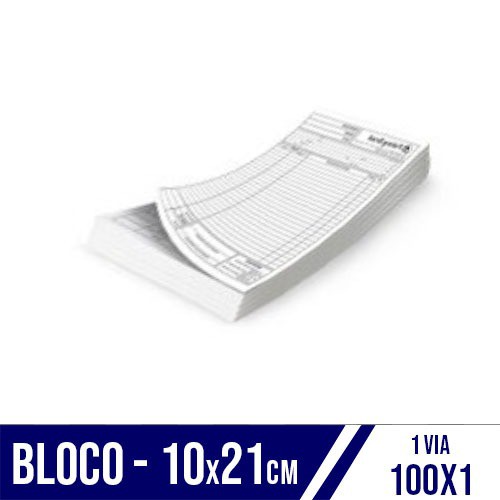 Bloco 10x21 | 1 Vias | 100x1