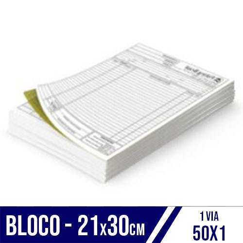 Bloco 21x30 | 1 Vias | 50x1