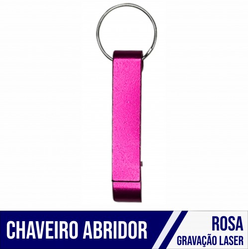 Chaveiro Abridor Rosa