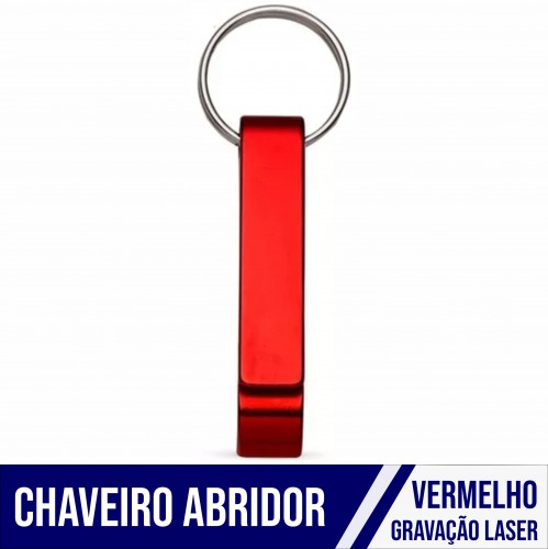 Chaveiro Abridor Vermelho