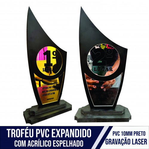 Troféu Pvc Expandido e Acrílico