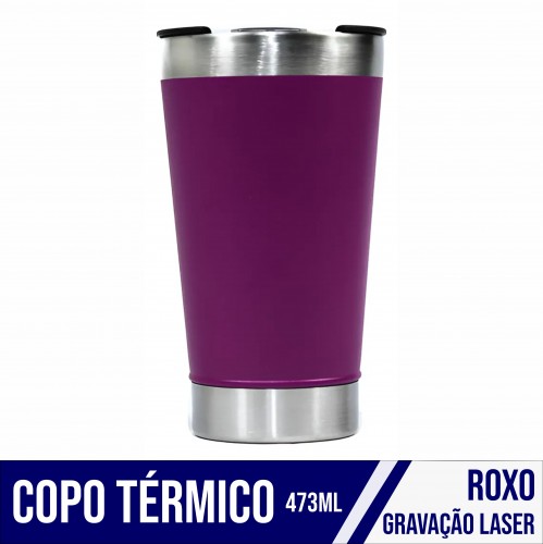 Copo Térmico Roxo