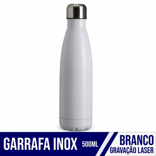 Garrafa Inox Branco
