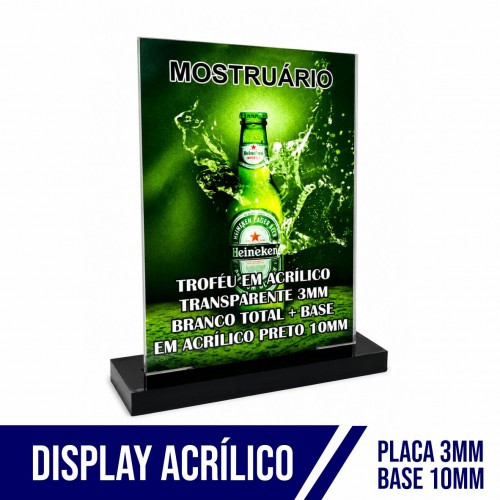Display Acrílico 10x15cm