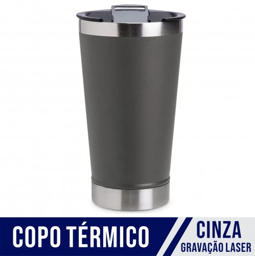 Copo Térmico Cinza
